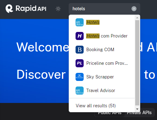 Fig. 1: Search for hotel-com-provider APIs Fig. 1: Search for hotel-com-provider APIs