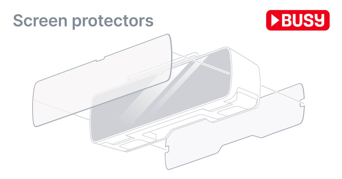 Screen protectors - BUSY Bar Docs