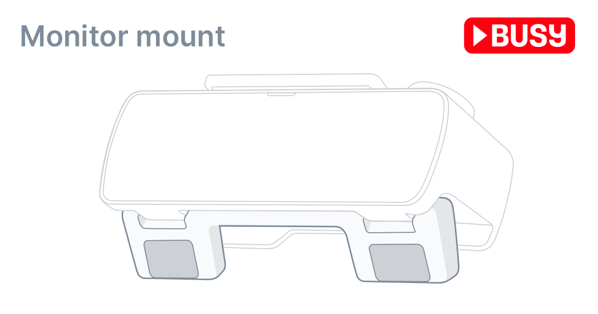 Monitor mount - BUSY Bar Docs