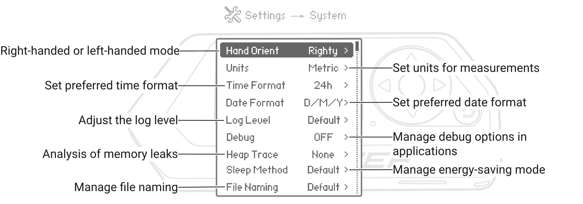 Settings Flipper Zero Documentation