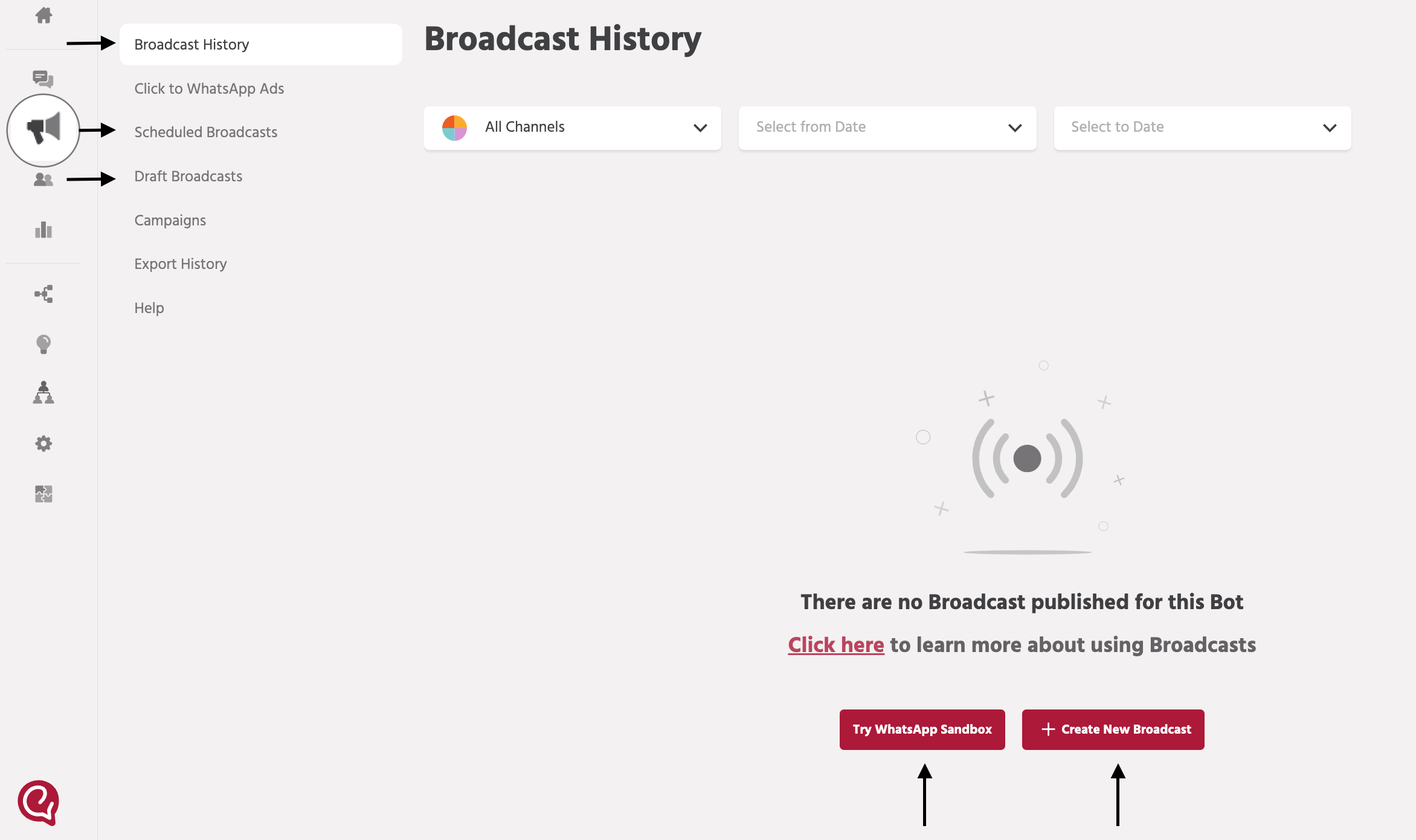 Creating a Broadcast - Engati Product Docs