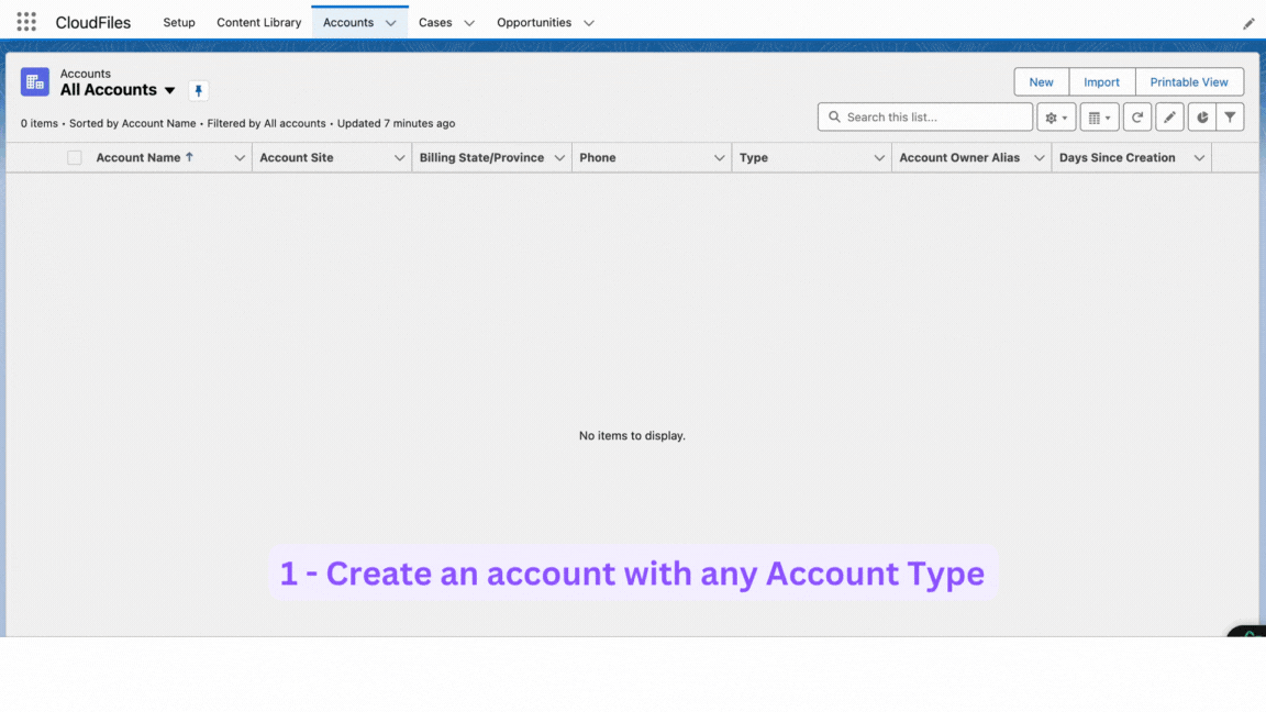 Automatic Folder Structures Test Drive CloudFiles Salesforce
