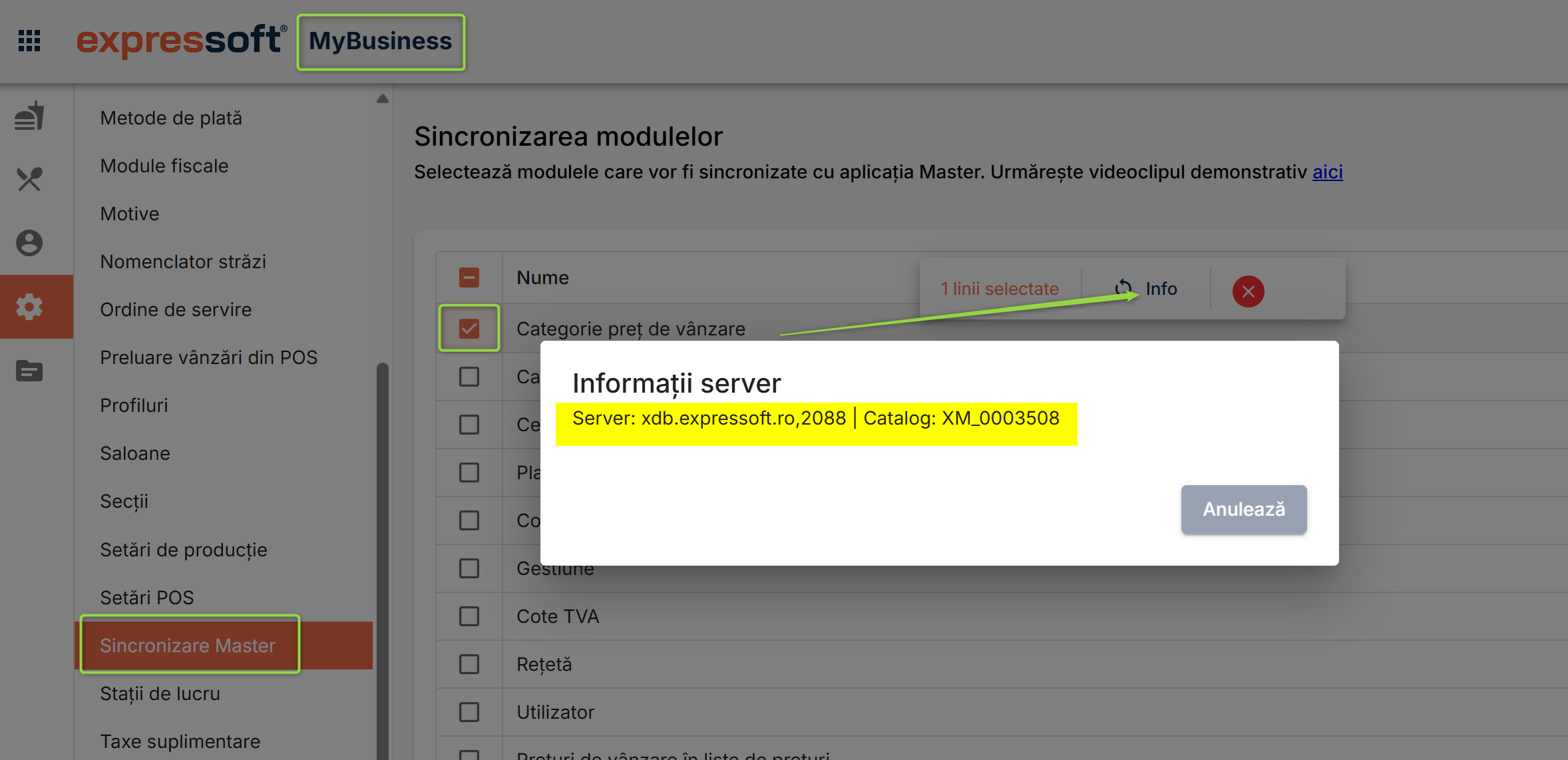 Integrare cu Saga - EXPRESSOFT DOCS