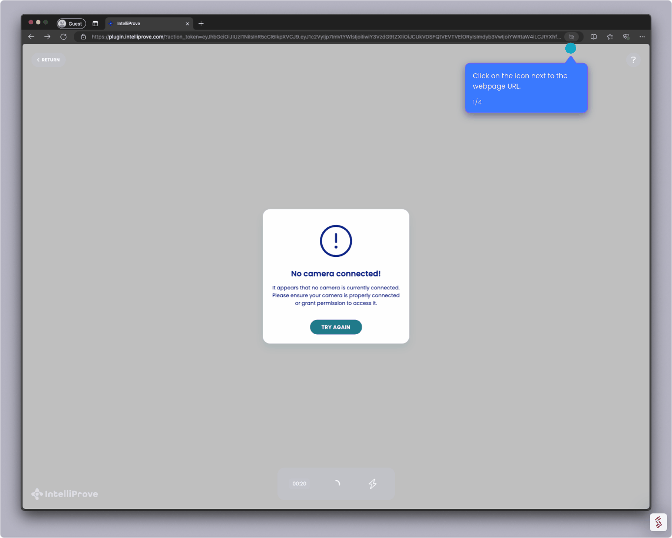 Enable camera access in Edge