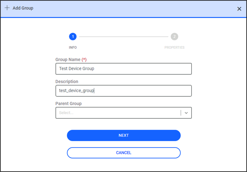 Creating Device Groups [NEWUI] PAM BU Kron PAM Reference Guide
