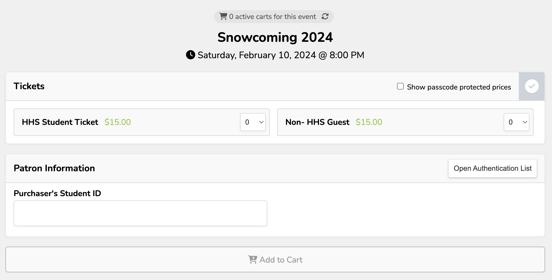 Set up Authentication ticket types Ludus Manual