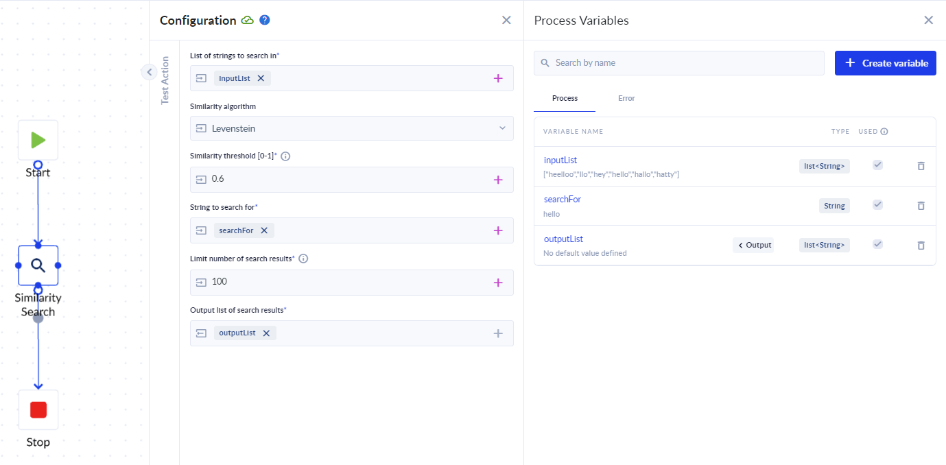 Similarity Search - Platform Actions