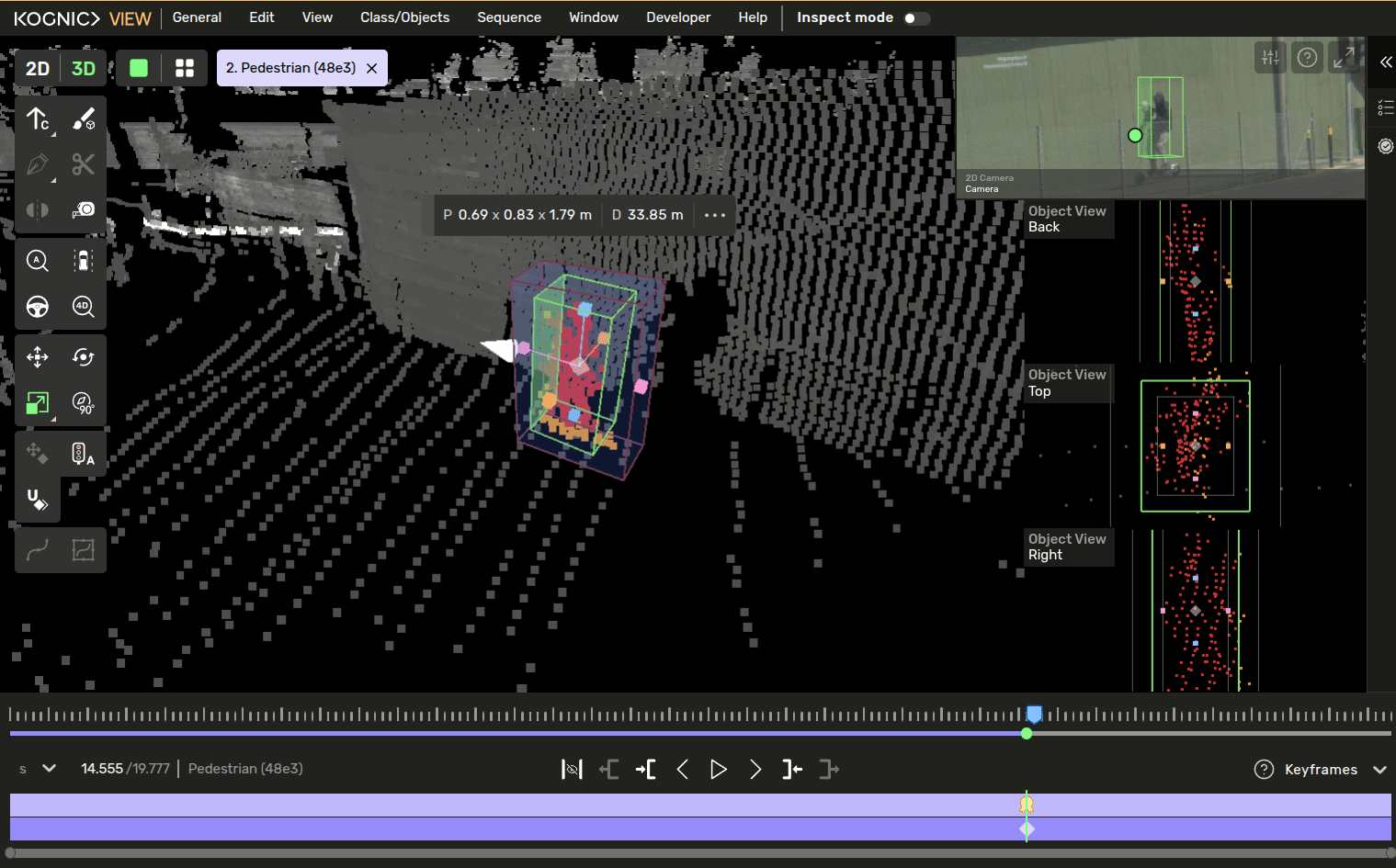 Using relative keyframe